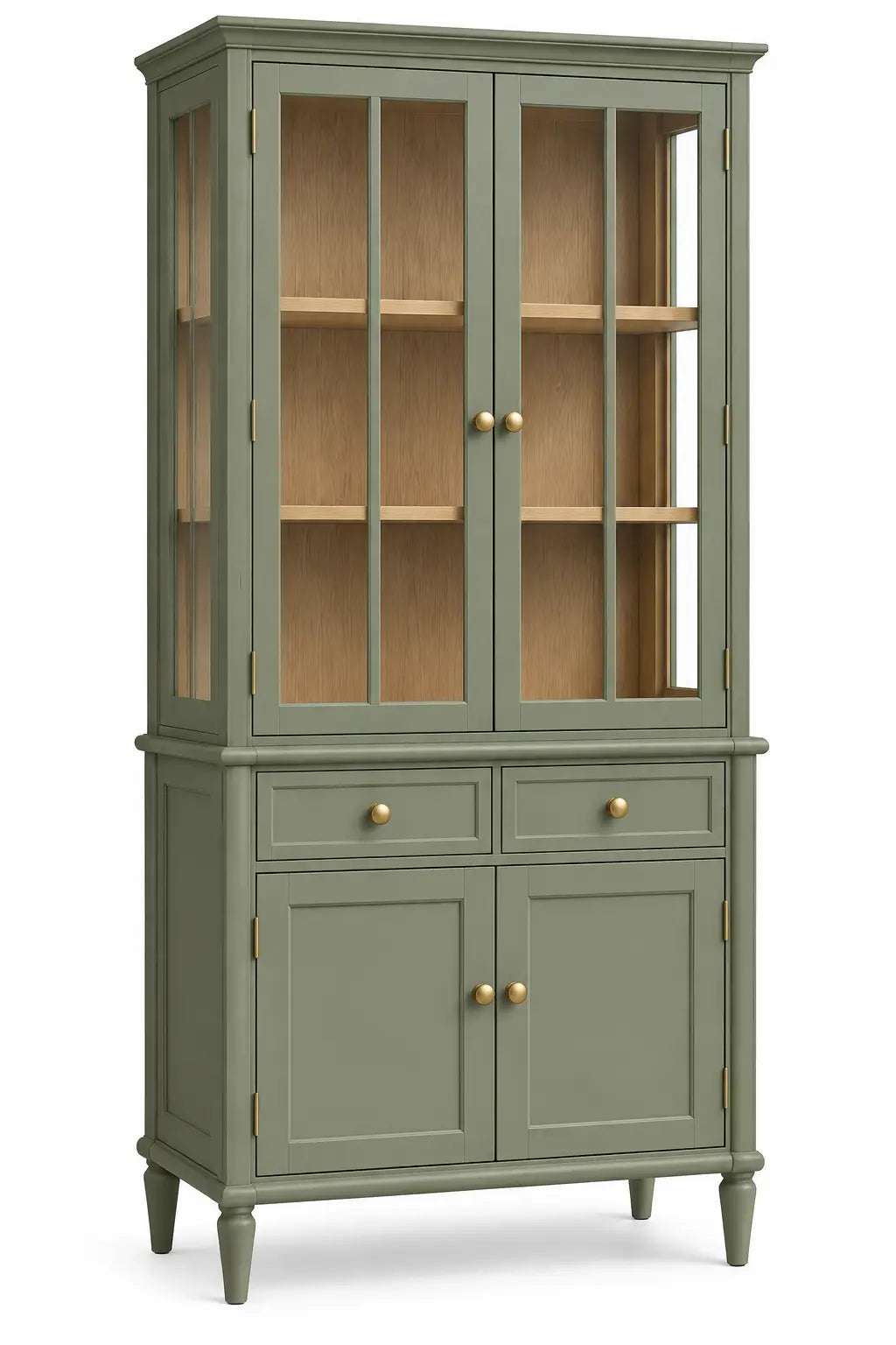 Vitrina de almacenamiento, verde
